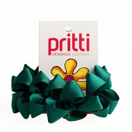 Bottle Green Curly Scrunchie