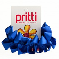 Royal Blue Curly Scrunchie