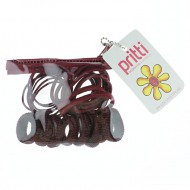 Maroon Assorted Elastics