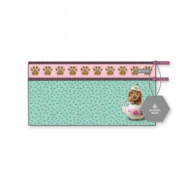 Pencil Case Double Zip Teacup Dogs