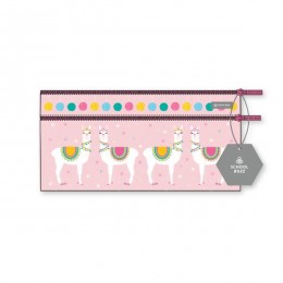 Pencil Case Double Zip Llamazing