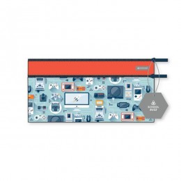 Pencil Case Double Zip Game On