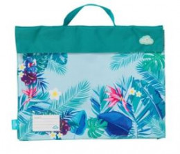 Library Bag "Beach Blooms"