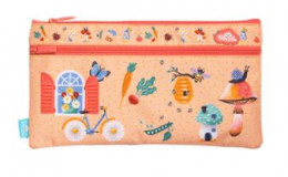 Pencil Case 34x17 Twin Zip "Secret Garden"