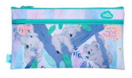 Pencil Case 34x17 Twin Zip "Koala Daydream"