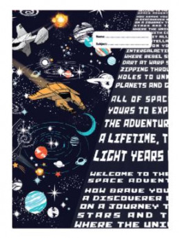 Book Cover A4 Space Adventure 1