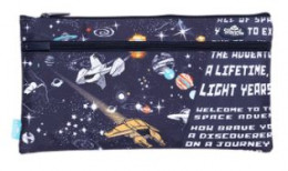Pencil Case 34x17 Twin Zip "Space Adventure"