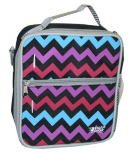 Fridge to Go Lunch Box Medium "Chevron Pink"